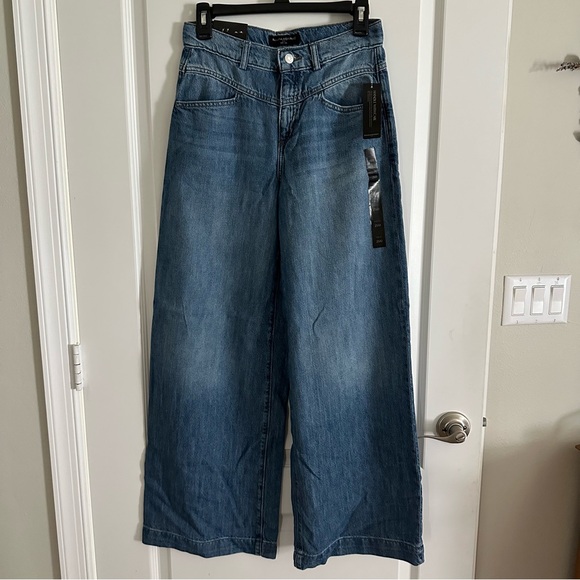 NWT Banana Republic Wide Leg Jeans Size 25 - Picture 3 of 10